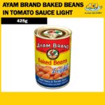 Ayam Brand Baked Beans in Tomato Sauce Light 425g - Expiry 15 May 2028
