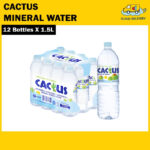 Cactus Natural Mineral Water (12 x 1.5L)