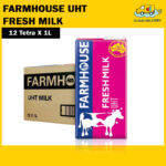 Farmhouse UHT Fresh Milk (12 x 1L)