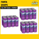 Fanta Grape Can Drink (12 x 320ml / 24 x 320ml)