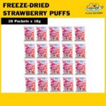 [Bundle of 2] Freeze-Dried Strawberry Puffs (10 x 10g) - Expiry 09 Aug 2026