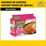 Indomie Mi Goreng Instant Noodles (Halal) - Hot & Spicy Flavour expiry 12 June 2026