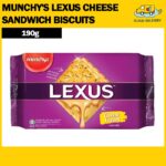 Munchy's Lexus Cheese Sandwich Biscuits 190g