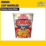 Nissin Instant Cup Noodles - Korean Army Stew Flavour - Expiry 26 Oct 2025