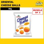 [Bundle of 3] Oriental Snacks Cheese Balls 60g - Expiry 30 April 2026