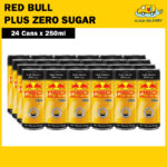 Red Bull Plus Zero Sugar (24 x 250ml) - Expiry 31 Oct 2026