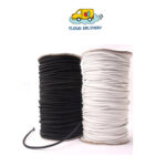 Elastic Bungee Rope 6mm x 50m Black / White