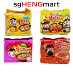 SAMYANG Hot Chicken Ramen 2 SET - 10 PACKETS (Cheese / Corn / Mala / Topokki)