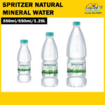 Spritzer Natural Mineral Water (350ml / 550ml / 1.25L)