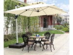 3m Square Umbrella with Water Base - Image 2