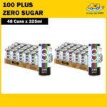 [BCRS] [Bundle of 2] 100 Plus Zero Sugar Can (24 x 325ml) - Expiry 22 Jan 2027
