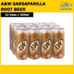 [BCRS] A&W Sarsaparilla Root Beer (12 x 320ml)