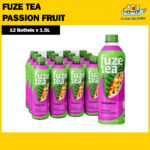 Fuze Tea Ice Passionfruit Tea Bottle (12 x 1.5L) - Expiry 17 Apr 2027